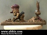 Looney Tunes Sculpture by Austin with Bugs Bunny & Elmer Fudd
