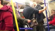 London Tube Passenger Slaps Man After He Is Caught Stealing a Bag In Prank Video