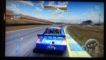 Nascar the game: Inside Line Blown tire