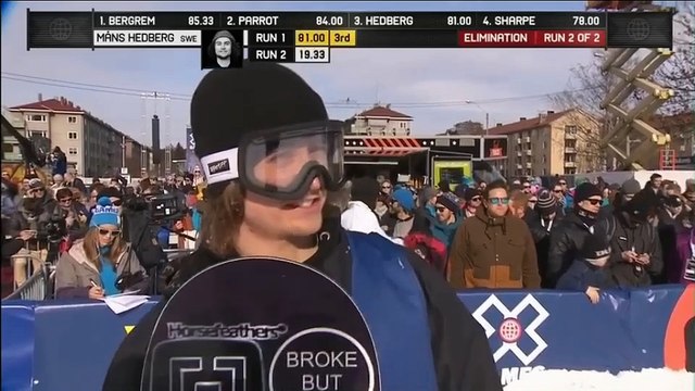 X Games Oslo HD 2016 Men's Snowboard Big Air Elimination Part 2/2