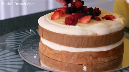 Torched Meringue Cake Tutorial