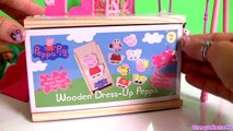 Nurse Peppa Pig Wooden Dress-up Fashion Muddy Puddles Nickelodeon Muñecas de madera para vestir