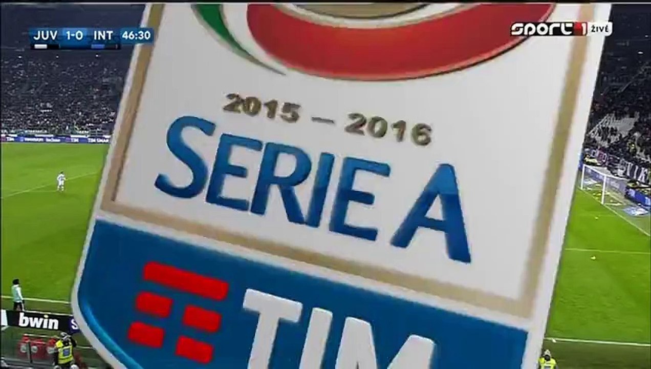 1-0 Leonardo Bonucci Goal Italy  Serie A - 28.02.2016, Juventus FC 1-0 Inter Milano