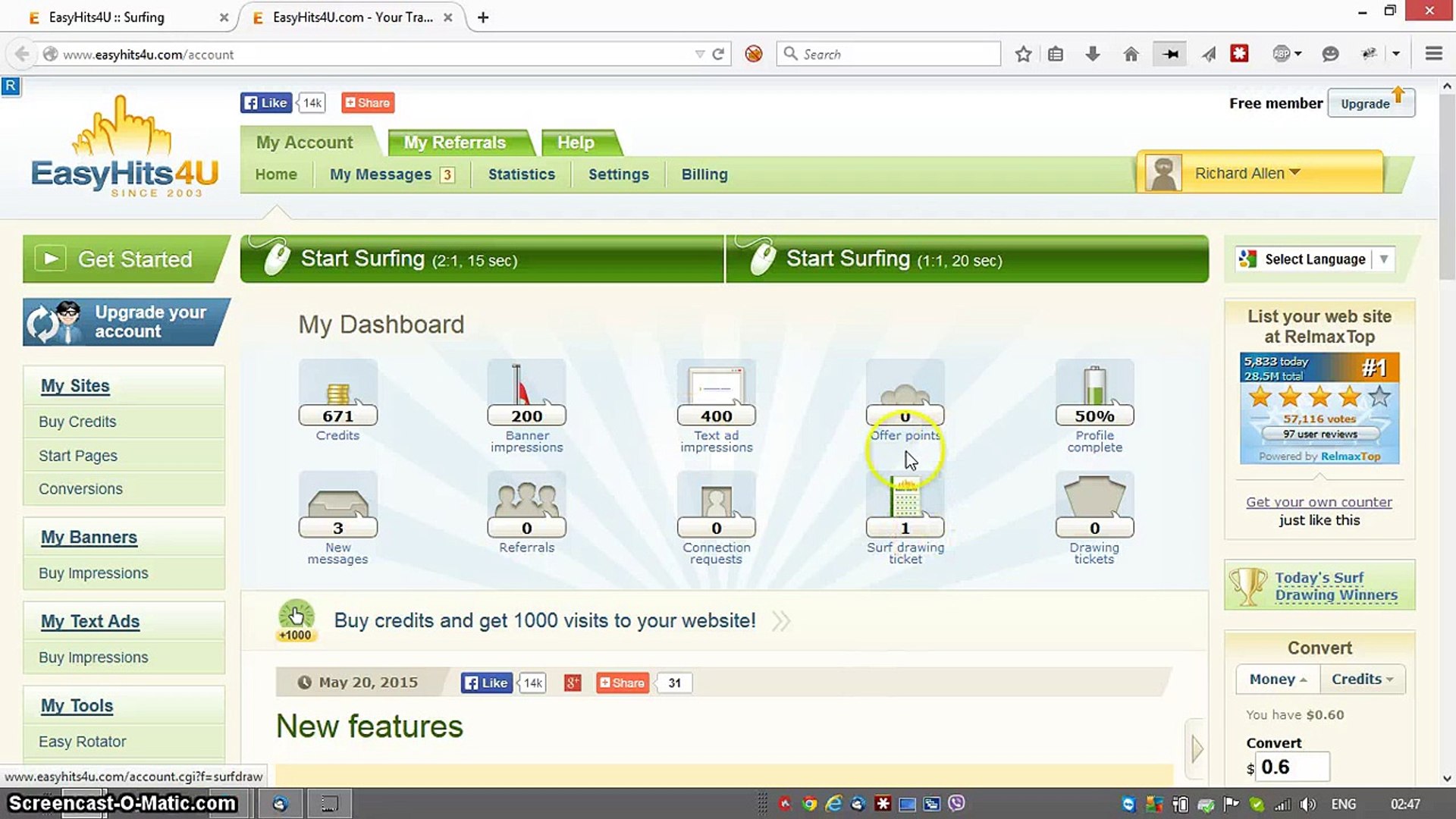 EasyHits4U -  How to use