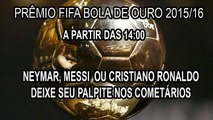 Messi ganha a Bola de Ouro 2015 pela quinta vez, 11/01/2016, Premiação melhor do mundo