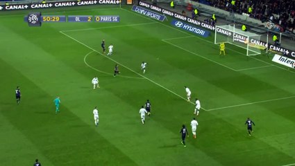 Lucas Moura Goal - Lyon 2-1 PSG 28.02.2016 HD