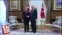 Erdoğan, Almanya Başbakanı Merkel’i Kabul Etti