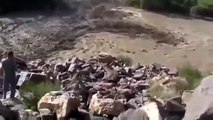 Landslide in Tajikistan video.Shod avalanche in Tajikistan