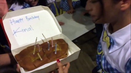 Kinal JKT48 napsu banget cium Shania Ultah Kinal Shania Jeje Ghaida JKT48