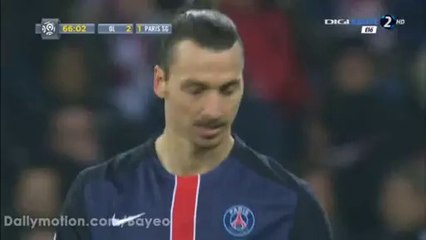Zlatan Ibrahimović Disallowed Goal HD - Lyon 2-1 PSG - 28-02-2016 -