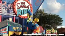 The Simpsons Ride Area. Universal Studios, Orlando, Florida