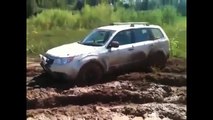 Subaru Forester AWD Off road Test Drive in Deep Mud