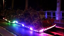 Hollywood Rip Ride Rockit at night off-ride HD Universal Studios Florida