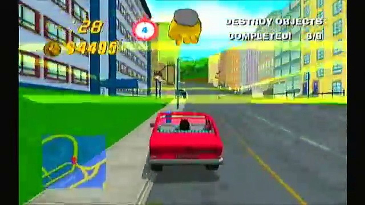 The Simpsons: Road Rage (Game-Cube) part 2