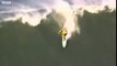 Surfers hit big waves in hazardous California contest