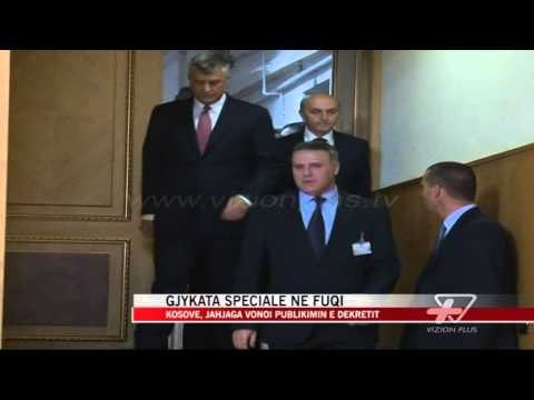 Jahjaga dekretoi marrëveshjen për Gjykatën Speciale - News, Lajme - Vizion Plus