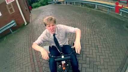 cool Motorised Drift Trike Funny Video
