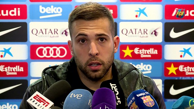 Aleix Vidal i Jordi Alba valoren la victòria per 2-1 contra el Sevilla