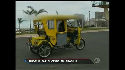 Tuk-Tuk invade as ruas de Brasília e faz sucesso
