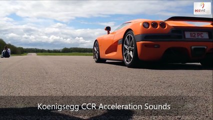 Koenigsegg CCR brutal acceleration sound