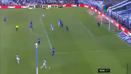 Golazo de Roger Martinez de taco - Racing 1 Vs 0 Boca Juniors - Fecha 5  - Liga
