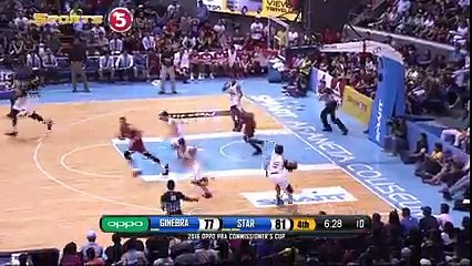 GINEBRA VS STAR - Q4   Commissioners Cup 2016