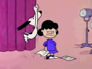 Snoopy Lucy Kiss Dog Germs