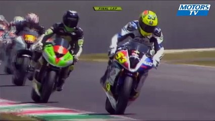 A bike race leader forgot to run last lap!