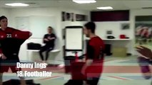 Amazing dance | Current England under 21 international Danny Ings body pops