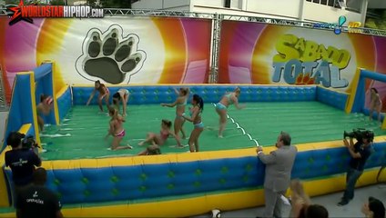 Brazilian Women Playing Soccer
