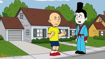 caillou grounds thomas the train and gets grounded