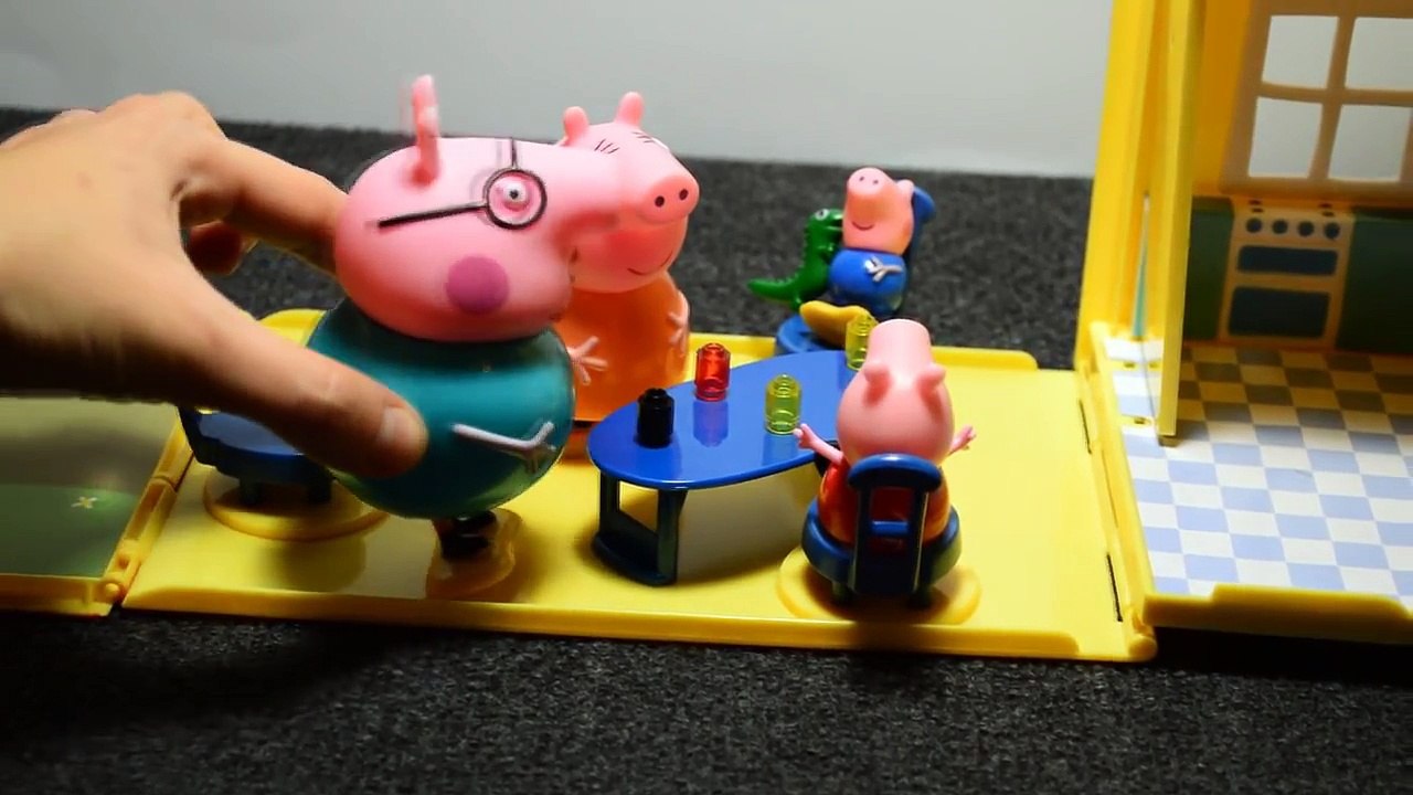 Свинка Пеппа Опоздала в школу ,Обзор игрушки Пеппа свинка, Смотреть Peppa Pig