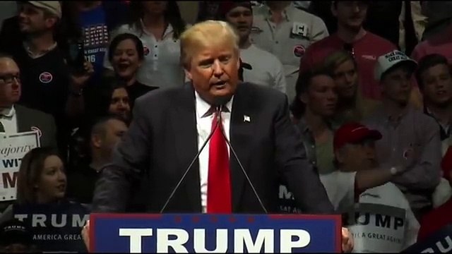 Trump Confronts Rally Protester Wearing ‘KKK Endorses Trump’ Shirt