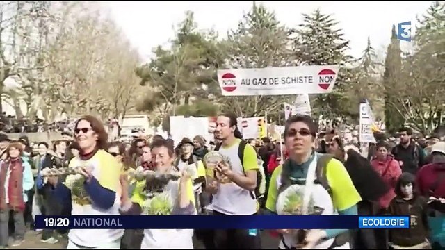 Gaz de schiste : forte mobilisation dans le Gard
