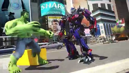 THE INCREDIBLE HULK VS OPTIMUS PRIME (Transformers)