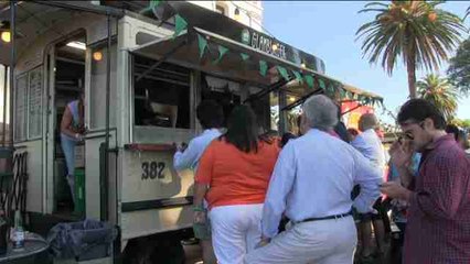 Familias y jóvenes disfrutan de un festival de "gastronetas" en el Hipódromo de Uruguay