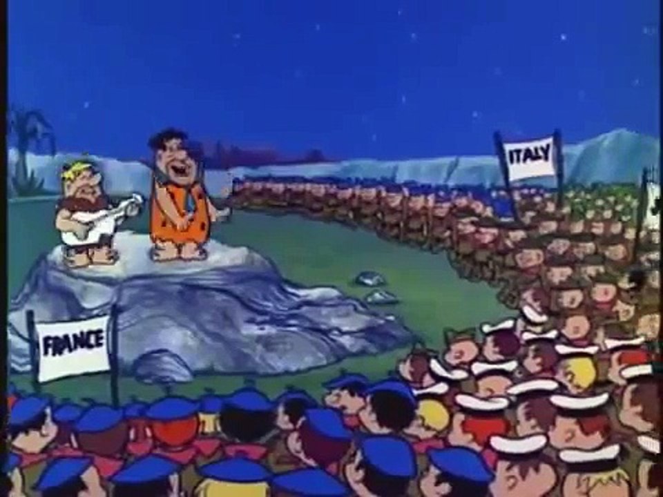 Old MacDonald by the Flintstones World Jamboree. Classic Animated Cartoon Performance