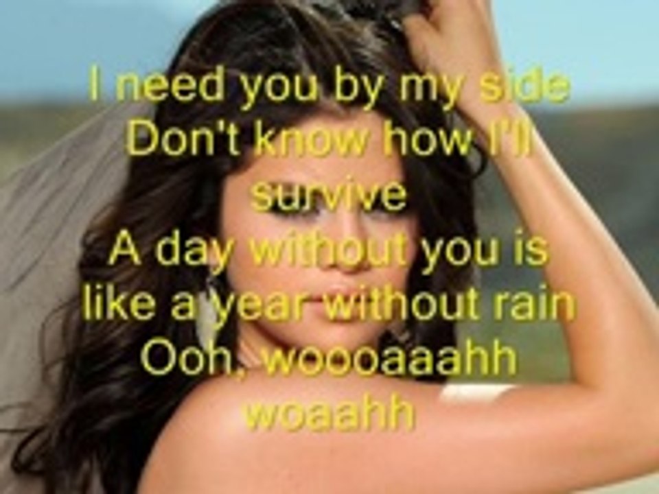 Selena Gomez - A year without rain LYRICS