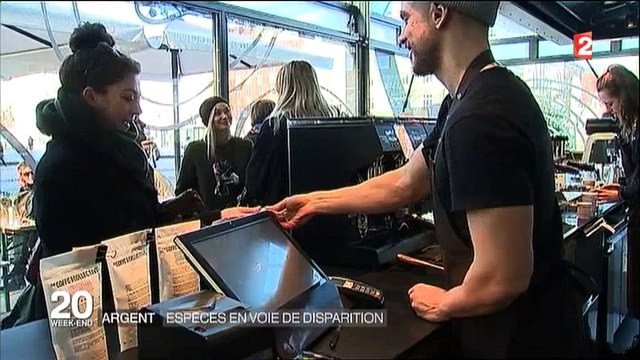 Le Danemark veut interdire l'argent liquide et favorise le paiement par téléphone - Regardez