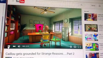 My React Episode 360: Caillou Gets Grounded For Strange Reasons...Part 2