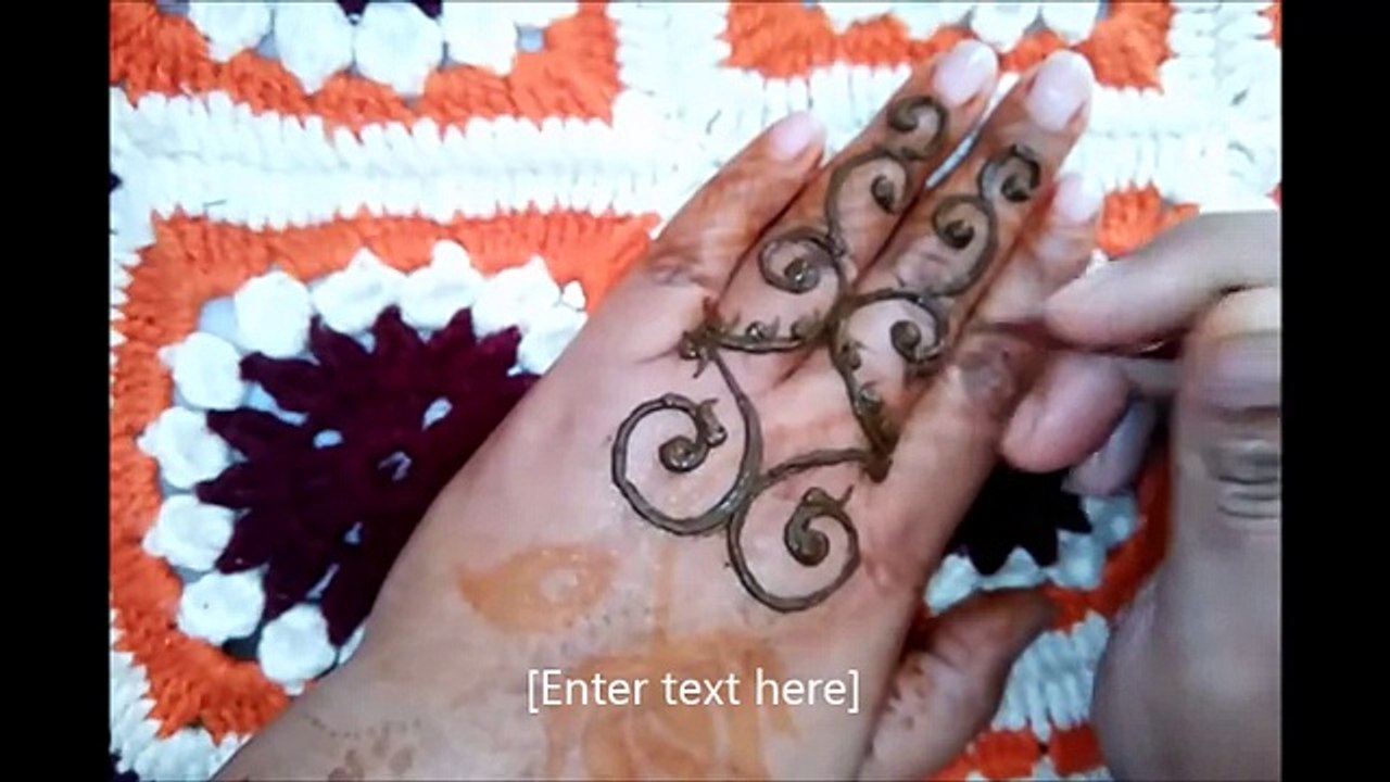 Popular Dubai Style Gulf Henna Mehndi Design Tutorial