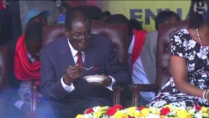 Robert Mugabe marks 92nd birthday with lavish party and giant cake