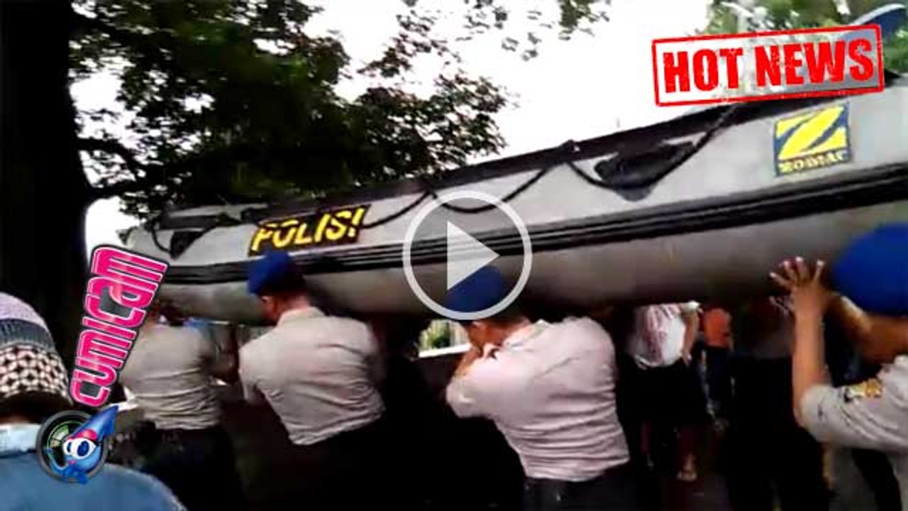 Siaga Banjir, Polisi Bawa Perahu Karet ke Kalijodo - Cumicam 29 Februari 2016