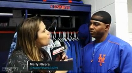 YOENIS CÉSPEDES: ME ENCANTA ESTAR CON LOS METS