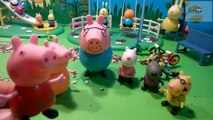 Игрушки Свинка Пеппа мультфильмы для детей из игрушек Новая серия Гонка НА ВЕЛОСИПЕДАХ