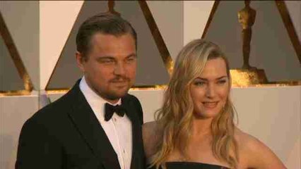 Leonardo di Caprio y Kate Winslet se reencuentran en la alfombra roja de los Óscar