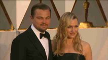 Leonardo di Caprio y Kate Winslet se reencuentran en la alfombra roja de los Óscar