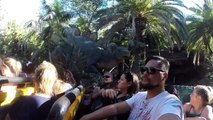 Jurassic Park the Ride at Universal Studios Hollywood.