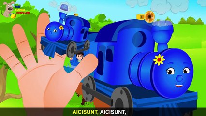 Familia trenurilor - degete | Cantece Copii | Train Finger Family in Romanian