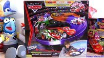 Cars 2 Micro Drifters Motorized Super Speedway Track Playset Disney Pixar Multi Launcher cartoys